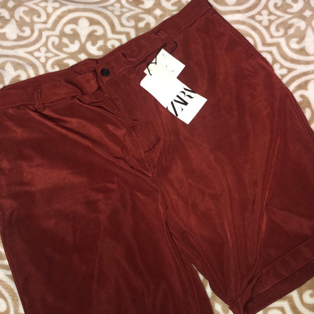 ZARA CAPRIS FOR MEN !! Color RED - Picture 2 of 5
